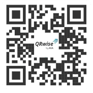 QR code da QRwise — escaneie para pedir e pagar
